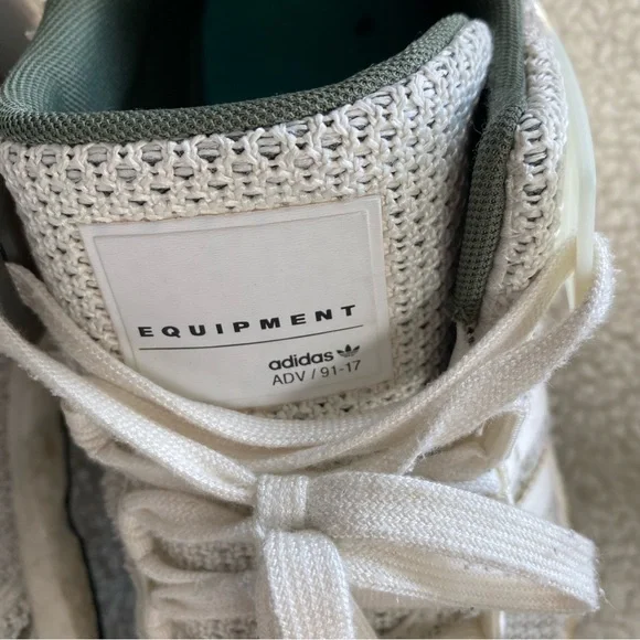 Adidas White and Gray Sneakers - Men’s 10.5 - Picture 2 of 6